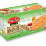 بیسکویت فرخنده1000گ کنجد6ع(سبز)(449ف)***