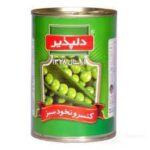 کنسرونخودفرنگی دلپذیر420گ (200ف)24ع