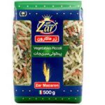 ماکارونی زرفرمی سبزیجات پیکولی500گ (پیچی ریز)(110ف)20ع***