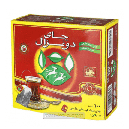 تیبگ100دوغزال ساده (قرمز)(545ف)16ع