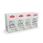 دستمال جیبی گلریز12تا16بسته (163ف)