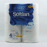 دستمال چهار قلو سافتلن (280ف)18ع
