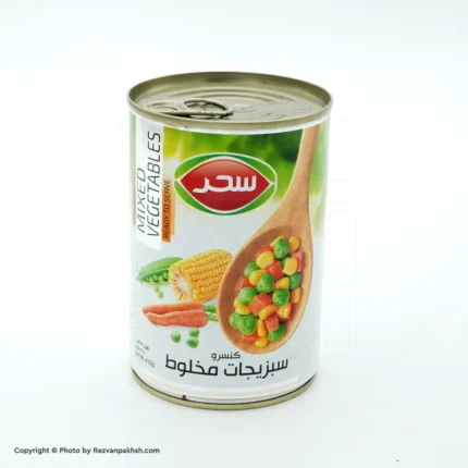 کنسرومخلوط سبزیجات سحر410گ (198ف)12ع