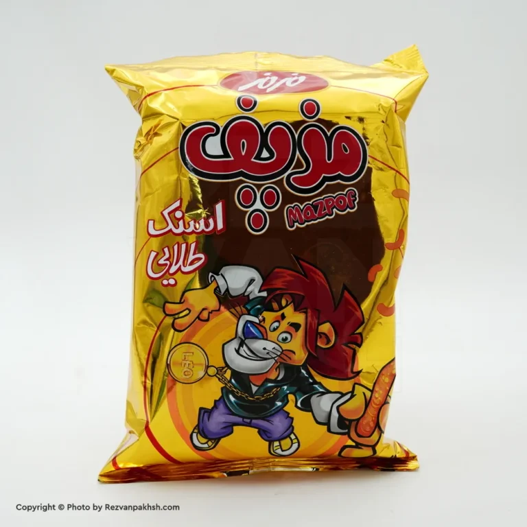 اسنک طلایی مزپف مزمز