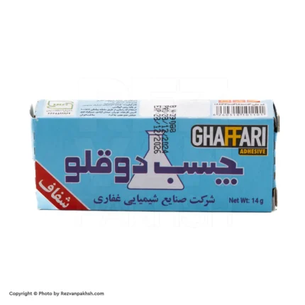 چسب دوقلو شفاف غفاری12ع