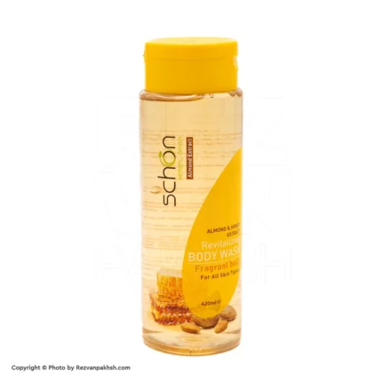شامپوبدن شون شفاف عسل و بادام420گ(162ف)12ع