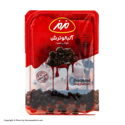 مزمزآلبالو شیره دار100گ(65ف)12ع