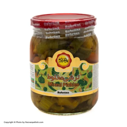 ترشی مخلوط بهروز550گ(94ف)12ع**