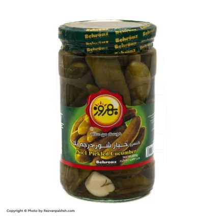 خیارشوربهروز درجه یک660گ (145ف)12ع**