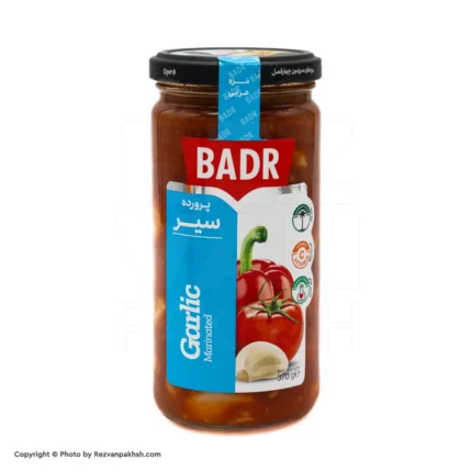 ترشی سیر پرورده بدر370گ12ع (198ف)**