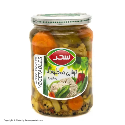 ترشی مخلوط سحر640گ(96ف)12ع