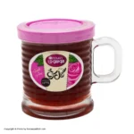 مرباموسوی گل(طرح لیوان دسته دار)245گ(116ف)12ع