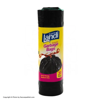 کیسه زباله لندی بنددار20تامتوسط(55*60)(اکتیو) (168ف)24ع**