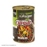 کنسرو مخلوط سبزیجات گلنوش (188ف)12ع