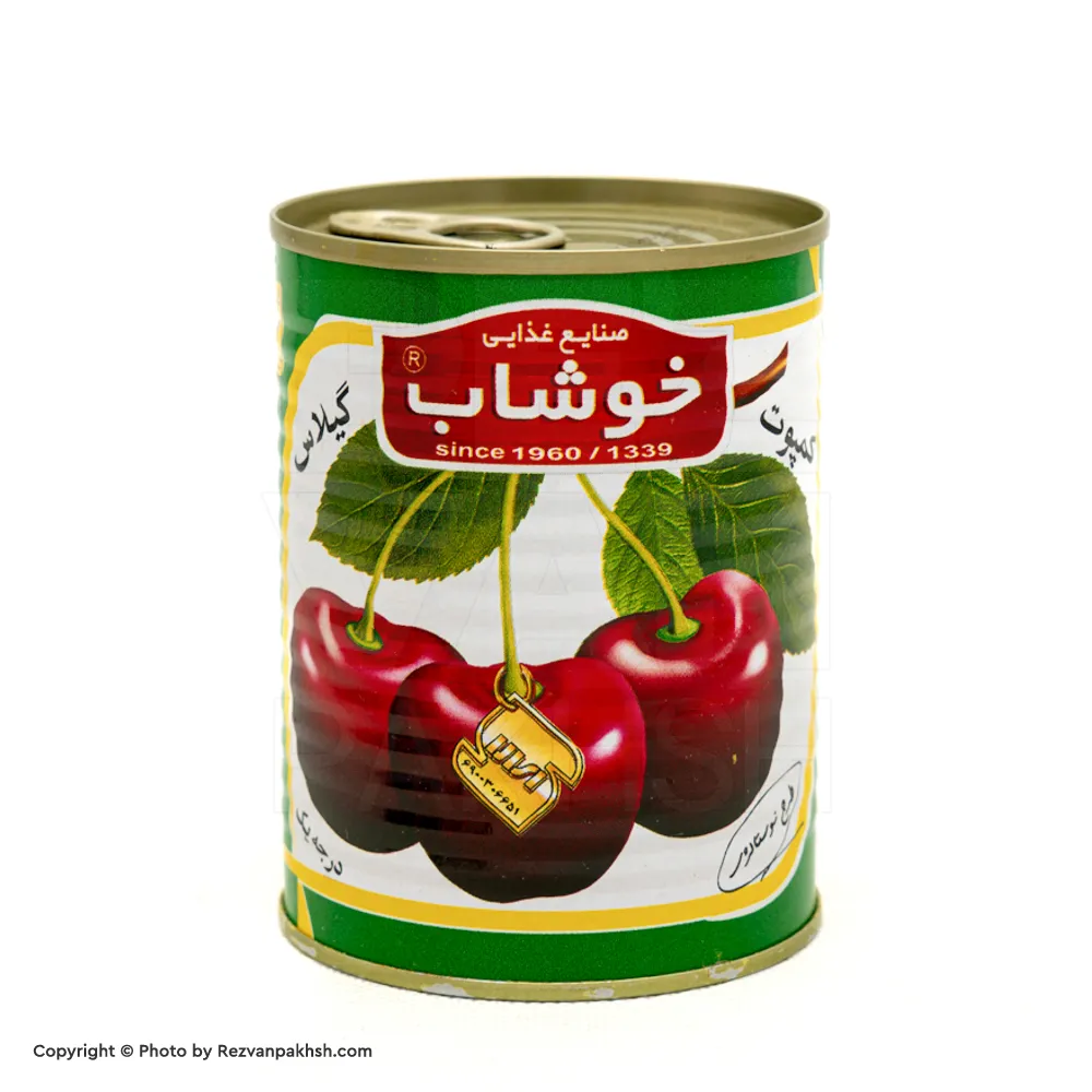 14820 کمپوت گیلاس خوشاب قوطی(259ف)24ع*** - تصویر 1