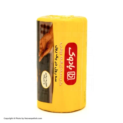 کیسه زباله بادوک(3در1)کوچک(زرد) (179ف)24ع**