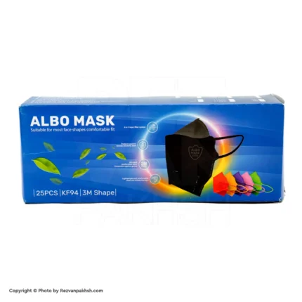 ماسک بهداشتی سه لایه سبز-آبی50ع