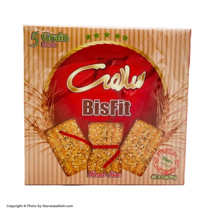 بیسکویت سلامت 5غله بیس فیت800گ6ع(399ف)