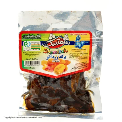 برگه زردآلو شمشک60گ استندی10ع(150ف)