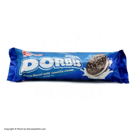بیسکویت دربیس باکرم کاکائو وانیل 115گ 24ع درنا(40ف)