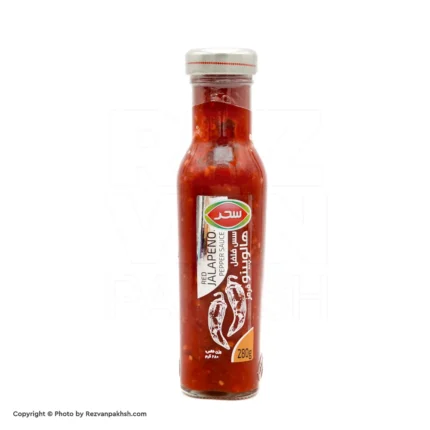 سس فلفل هالوپینو قرمزسحر290گ(79ف)12ع
