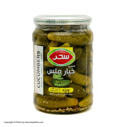 خیارشورملس سحر ویژه640گ (119ف)12ع