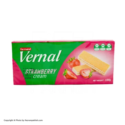 ویفرفرمند100گ توت فرنگی(57ف)24ع