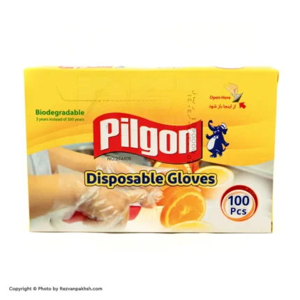 دستکش یکبار مصرف پیلگون  جعبه(109ف)28ع**