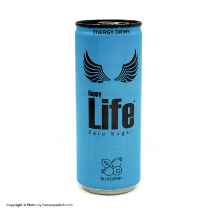 انرژی زا هپی لایف بلوبری زیرو کوچک(آبی)(49ف)24ع**(قدیم)(R102)
