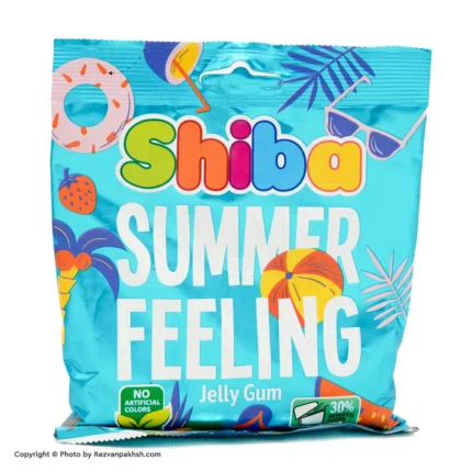 پاستیل شیبا80گ طرح تابستان (45ف)18ع