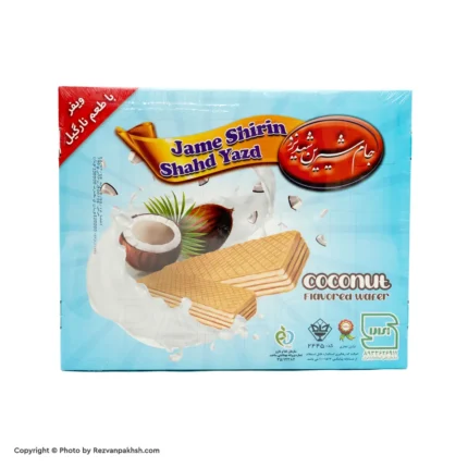 ویفرجام یزدپذیرایی نارگیل800گ(390ف)8ع**