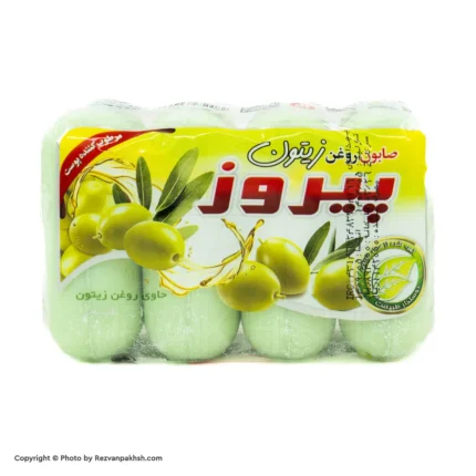 صابون پیروززیتون90گ (263ف)4تا20بسته