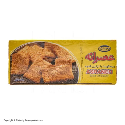 بیسکویت گرجی عصرانه کنجدی520گ12ع(461ف) (قدیم) (R10-)