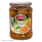 کمپوت آلو زرد سحر شیشه(139ف)6ع