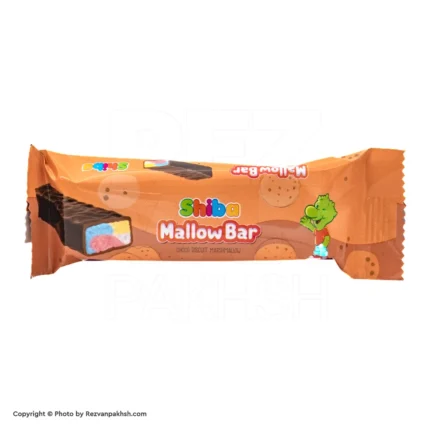 پاستیل شیبا بیسکویتی مارشمالو مالوبار(48ف)24ع**