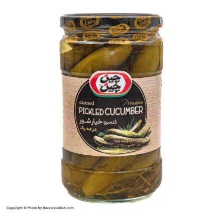 خیارشور چین چین درجه یک670گ (ف)12ع**