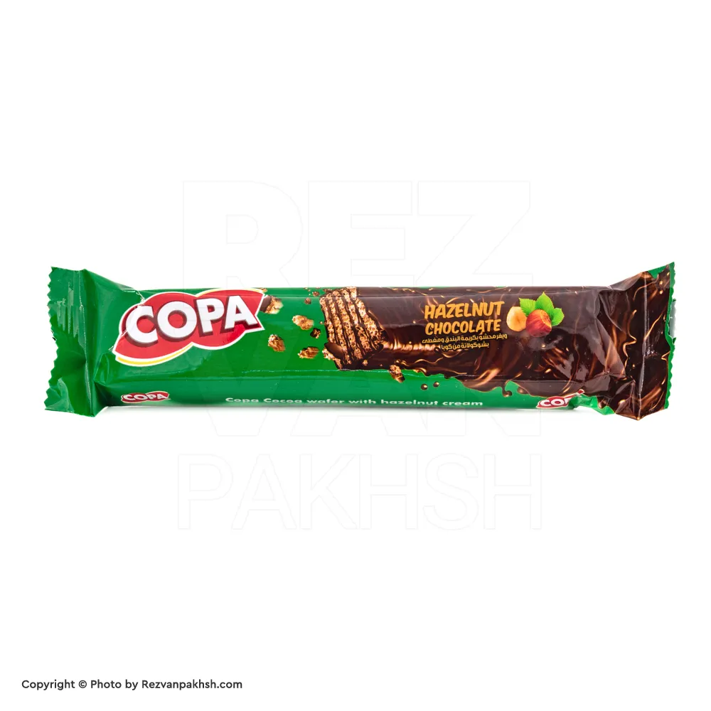 25334 ویفرکوپا فندقی شکلاتی(45ف)30ع - تصویر 1