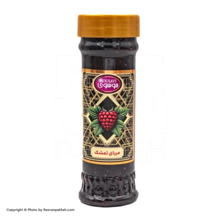 مرباموسوی تمشک جار اسلیم 340گ(بلند) (190ف)24ع