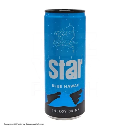 انرژی زا لایف استار کوچک بلو هاوایی(آبی)(50ف)24ع**