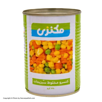 کنسرومخلوط سبزیجات مکنزی 380گ(165ف)12ع