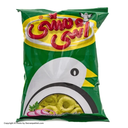 اسنک اشی مشی حلقه ای(پیاز جعفری)(40ف)30ع