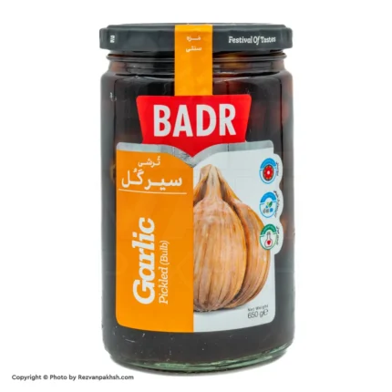 سیرترشی گل قرمز بدر650گ(390ف)12ع **