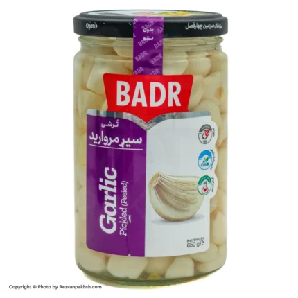 سیرترشی بدر مروارید650گ(288ف)12ع