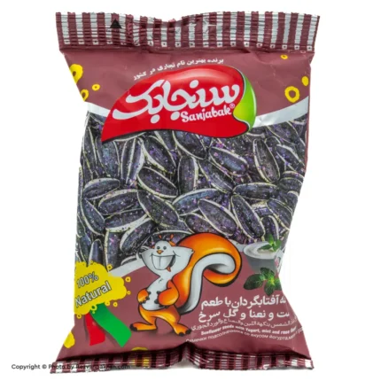 سنجابک تخمه(باپوست)ماست نعنا وگل سرخ آفتابگردان16ع(79ف)